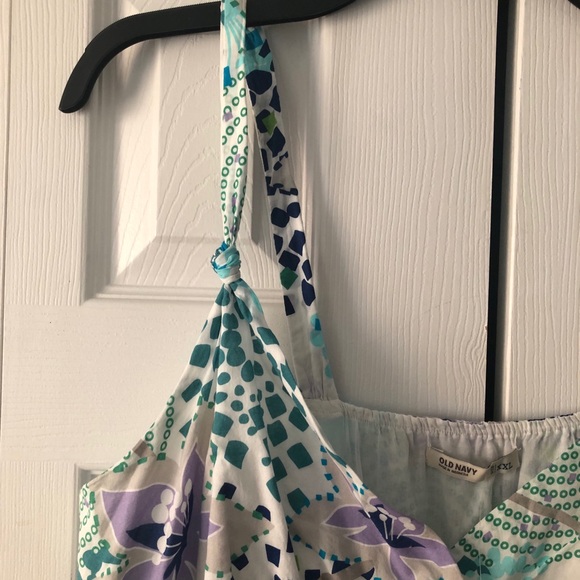 Old Navy White Floral Dress sz XXL - Picture 6 of 13